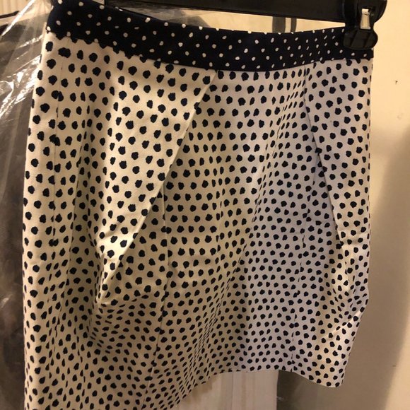 Zara blue dot skirt NEW - Picture 1 of 2